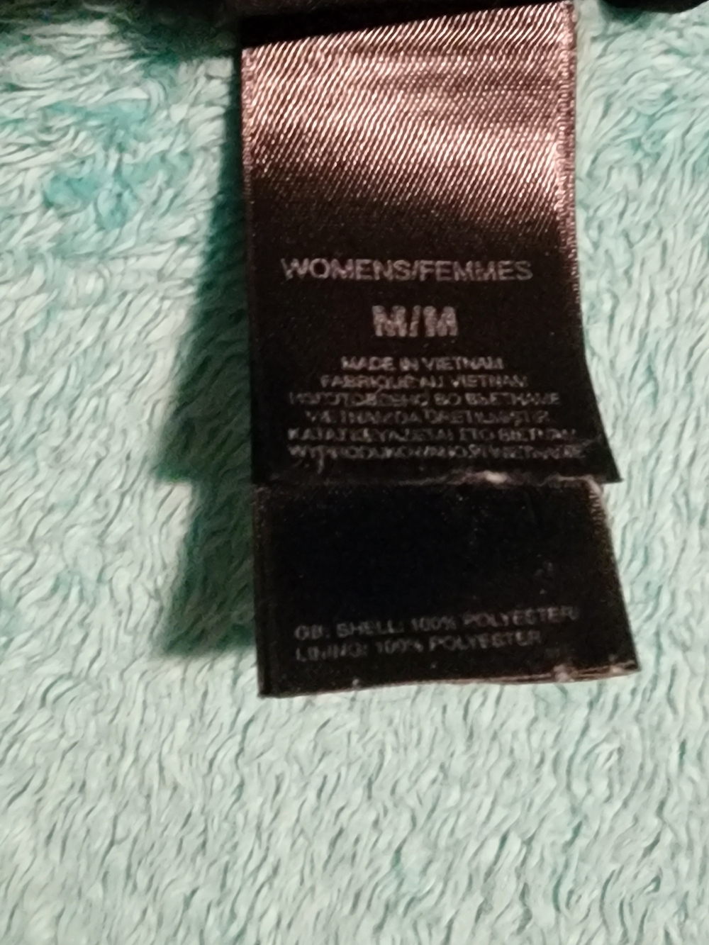 The North Face Women's Teal Plush Fleece Jacket - Picture 5 of 6
